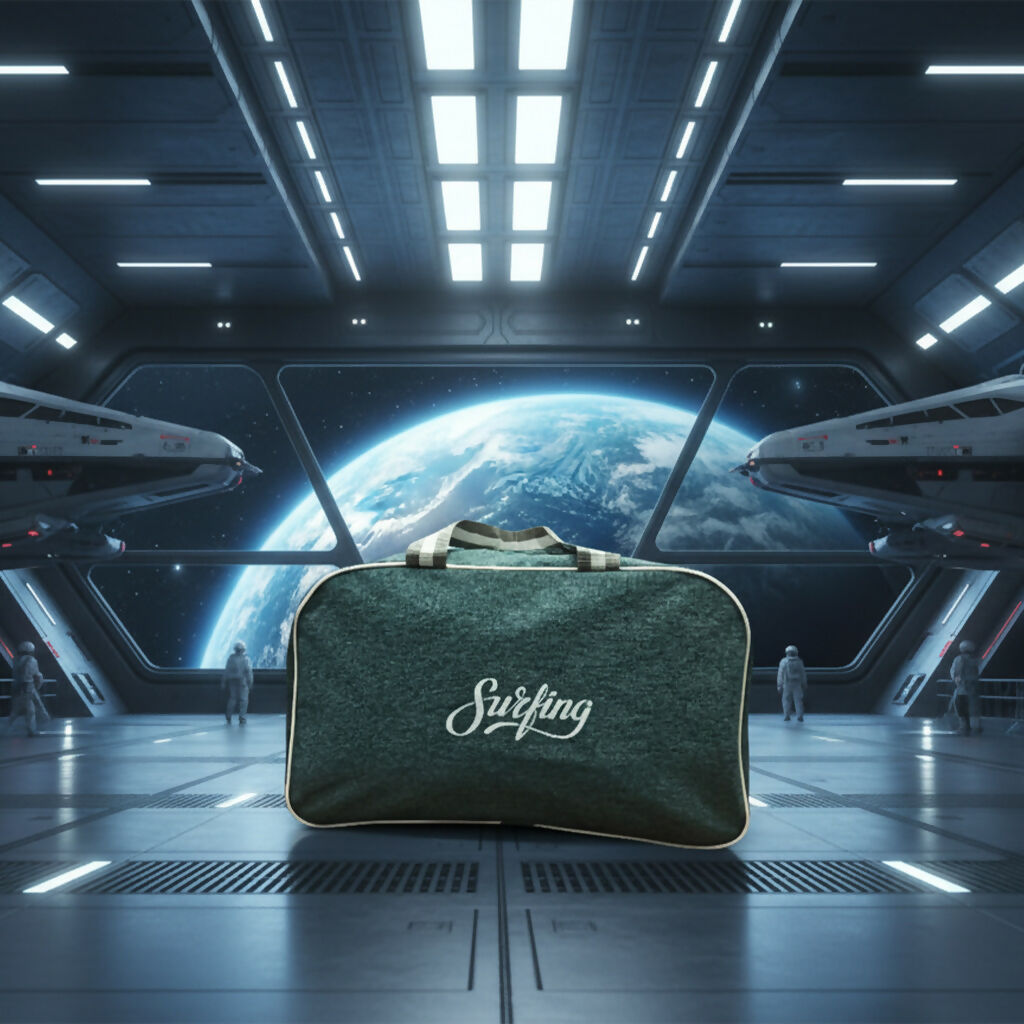 Surfing Travel Duffel Bag – Lightweight Weekender Bag for Men & Women | Large Capacity Gym, Beach & Outdoor Travel Bag with Handles