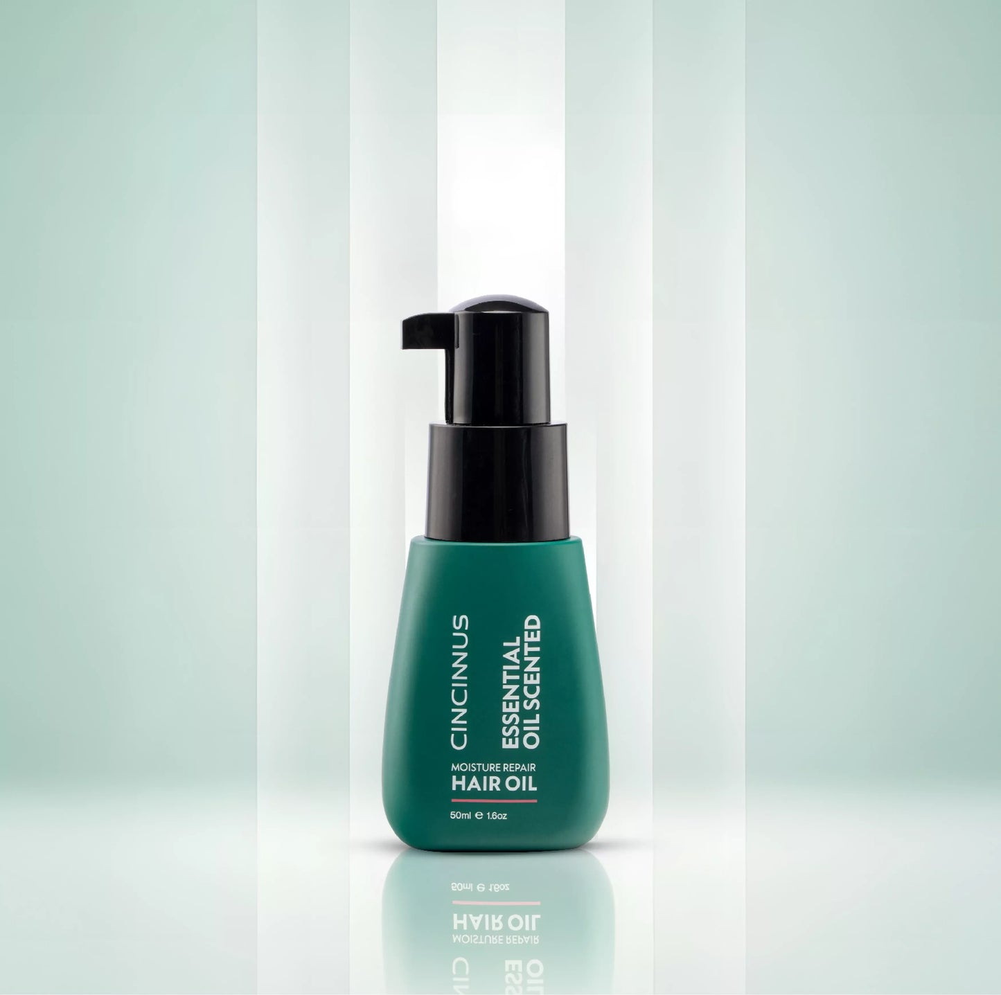 CINCINNUS hair repair oil in a sleek bottle, ideal for dry and damaged hair treatment