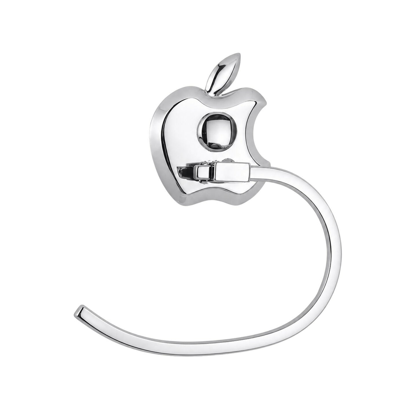 Durable chrome-plated stainless steel towel holder for bathroom organization