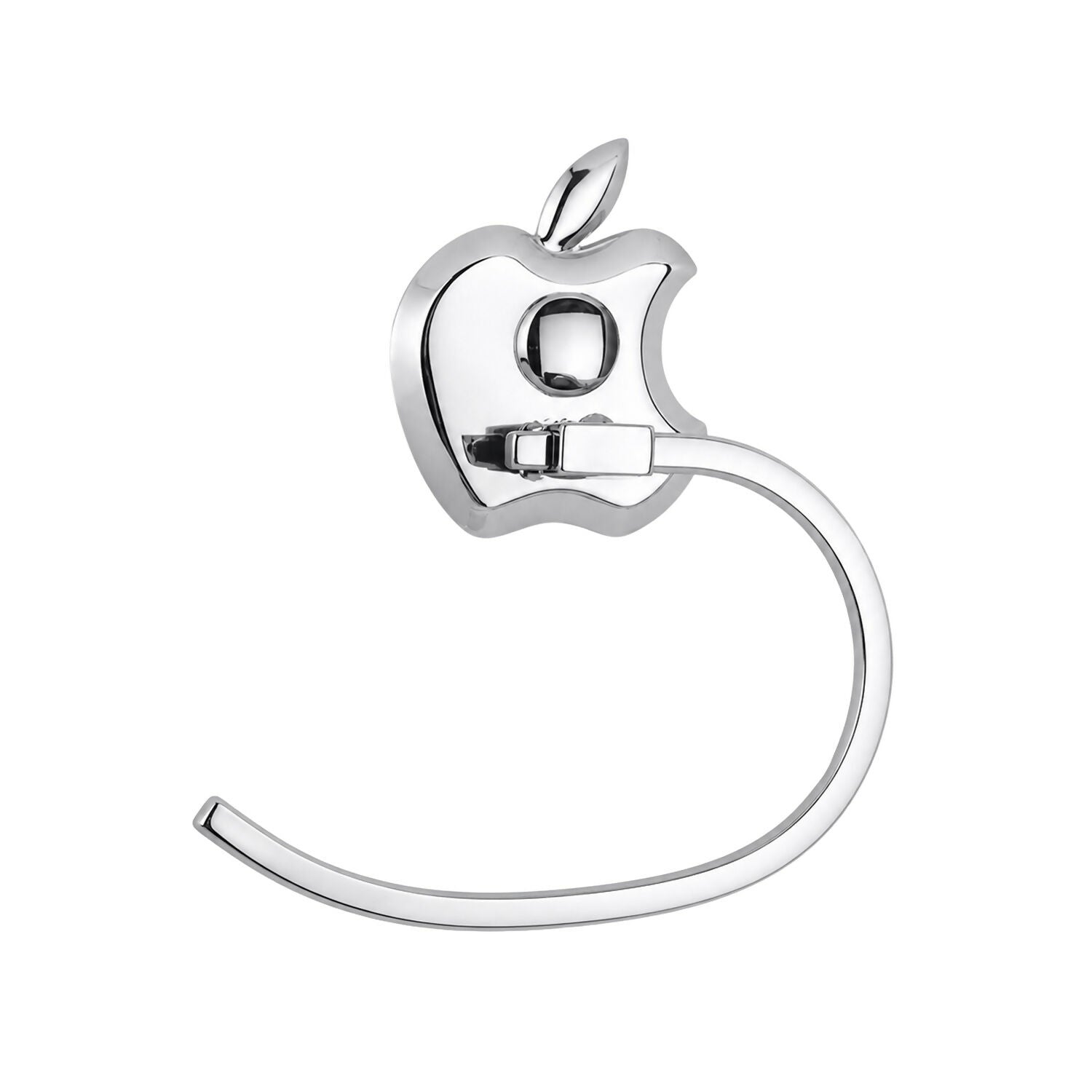 Durable chrome-plated stainless steel towel holder for bathroom organization
