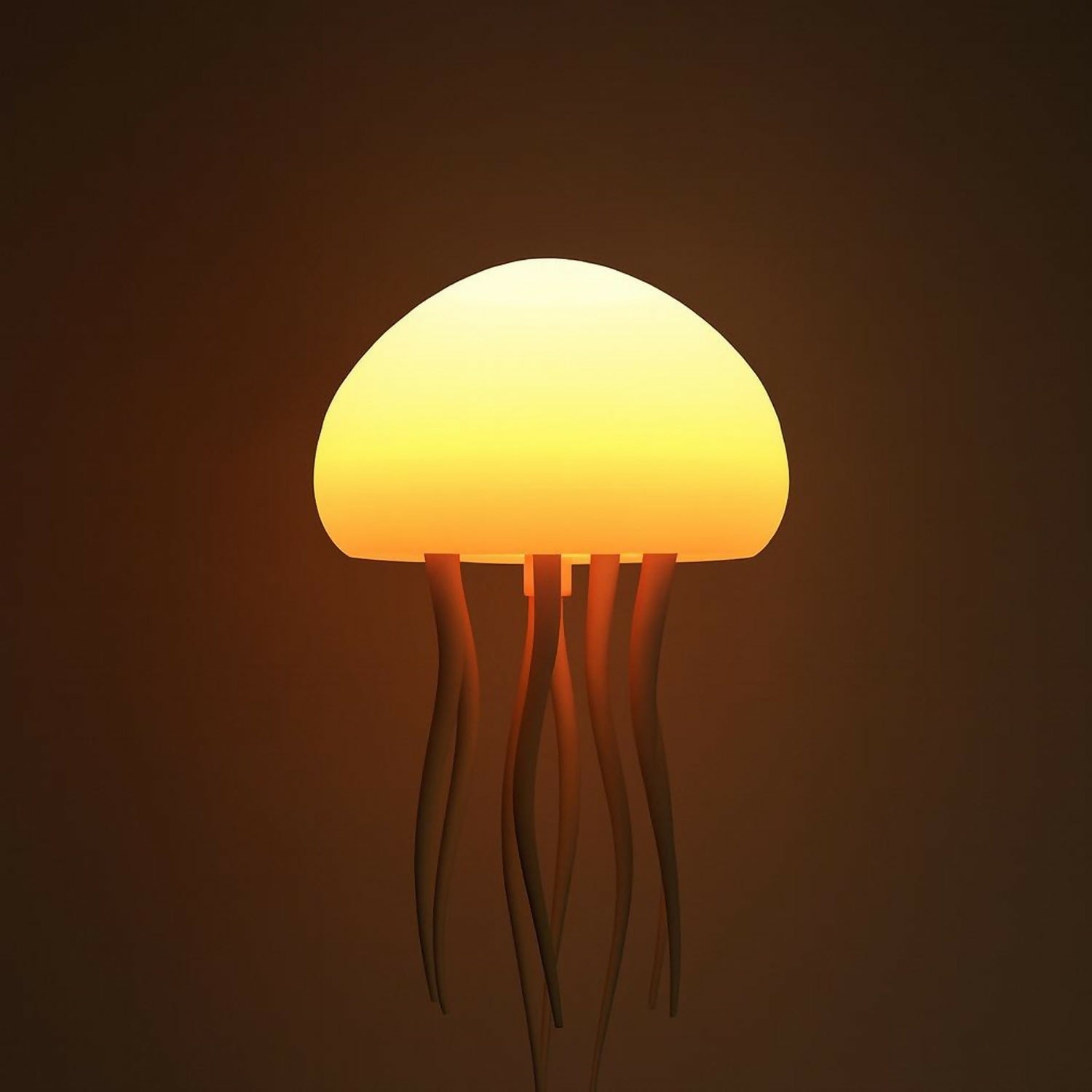 Warm Jellyfish Night Light Lamp | Soft Ambient Glow Mood Light for Home Decor