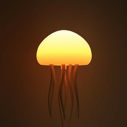 Warm Jellyfish Night Light Lamp | Soft Ambient Glow Mood Light for Home Decor