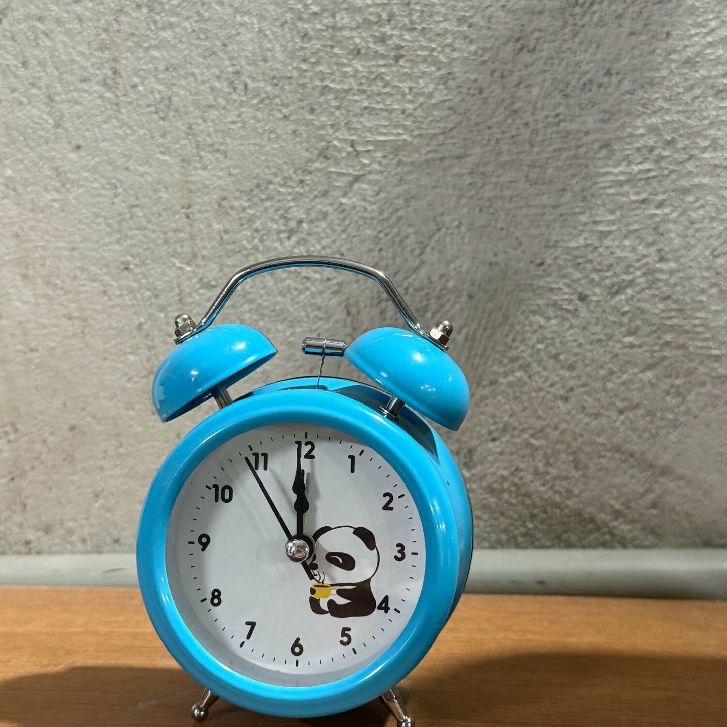 Cute Panda Analog Alarm Clock for Bedroom & Study Table