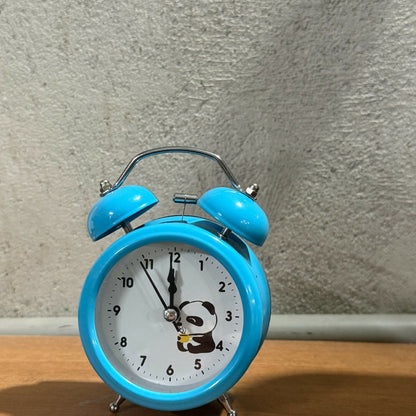 Cute Panda Analog Alarm Clock for Bedroom & Study Table