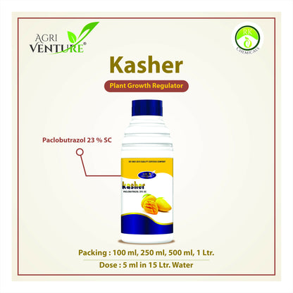 Agriventure KASHER ( Paclobutrazol 23 % SC ) Plant Growth Regulator Best for Mango