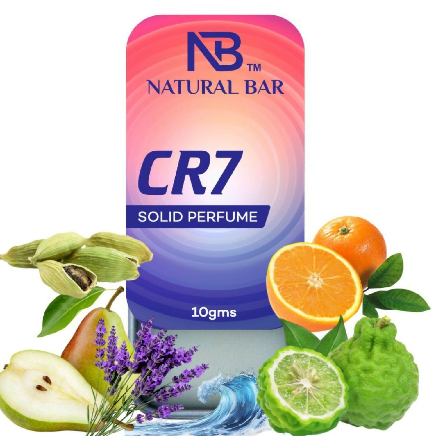 Natural Bar Cr7 Solid Perfume| Alcohol Free Cologne for Men & Women | Strong & Lasting Fragrance | Gifting Set for Him & Her