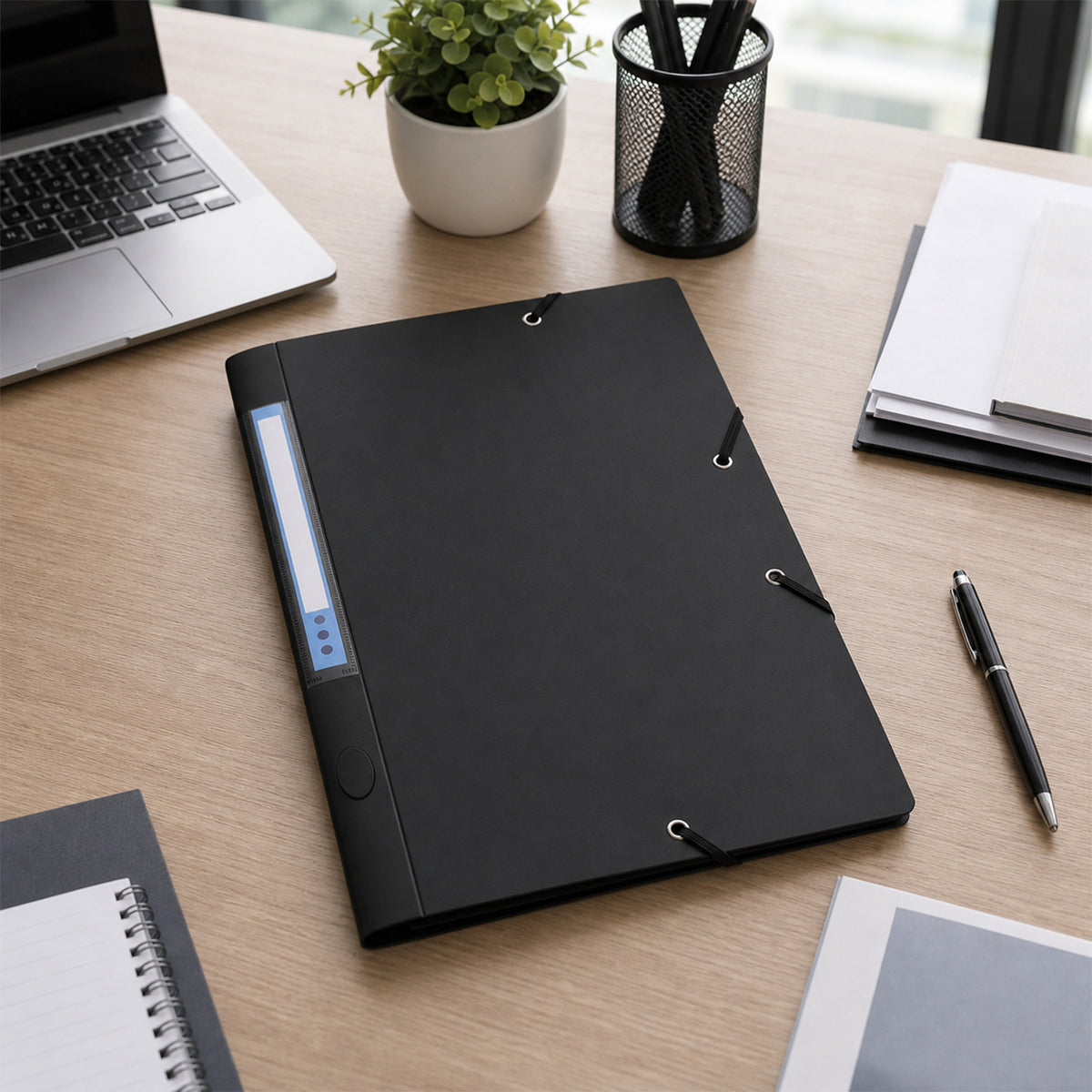 A4 plastic file folder document organizer