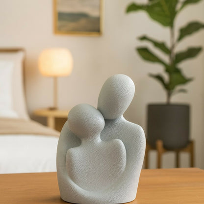 Abstract Couple Embracing Sculpture Showpiece for Home Decor Gift