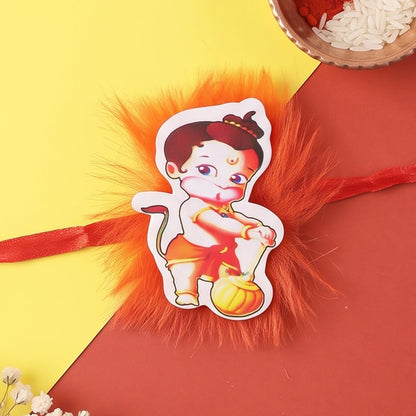 Bal Hanuman Kids Rakhi with Assorted Chocolate Treats, Pack of 3