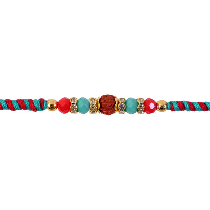 Multicolor Kids Charm Rakhi with Bright Beads and Cheerful Raksha Bandhan Beauty
