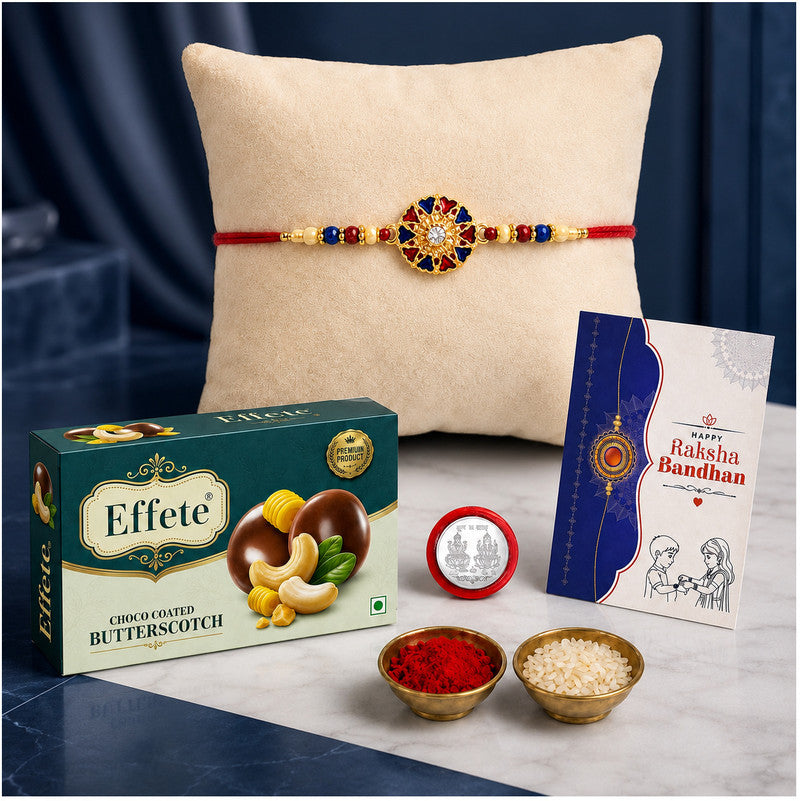 DeoDap Rakhi For Brother | Rakhi with Chocolate | Rakshabandhan gift set | Assorted Gift