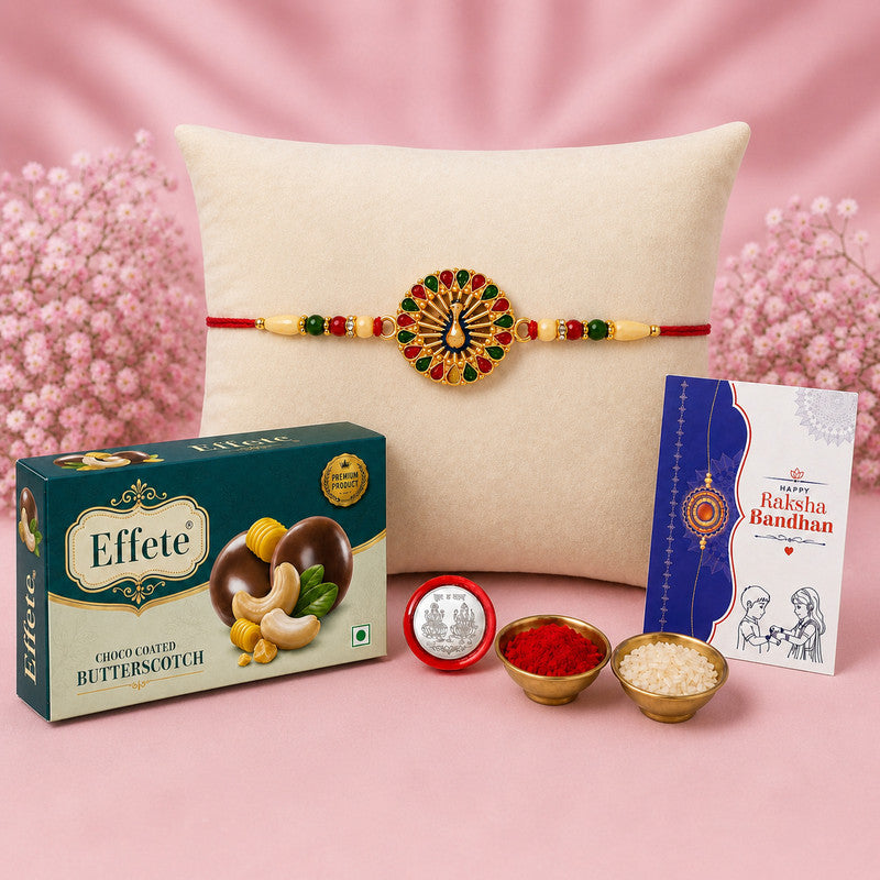 DeoDap Rakhi For Brother | Rakhi with Chocolate | Rakshabandhan gift set | Assorted Gift