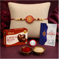 Rakhi Combo for Brother with Chocolate Beats (32-GM)Rakhi Gift | Assorted Gift Box