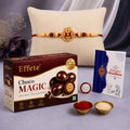 Rakhi Combo for Brother with Chocolate Magic(32-GM)Rakhi Gift | Assorted Gift Box