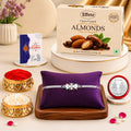 Rakhi Combo for Brother with Chocolate Almond (32-GM)Rakhi Set | Assorted Gift Box
