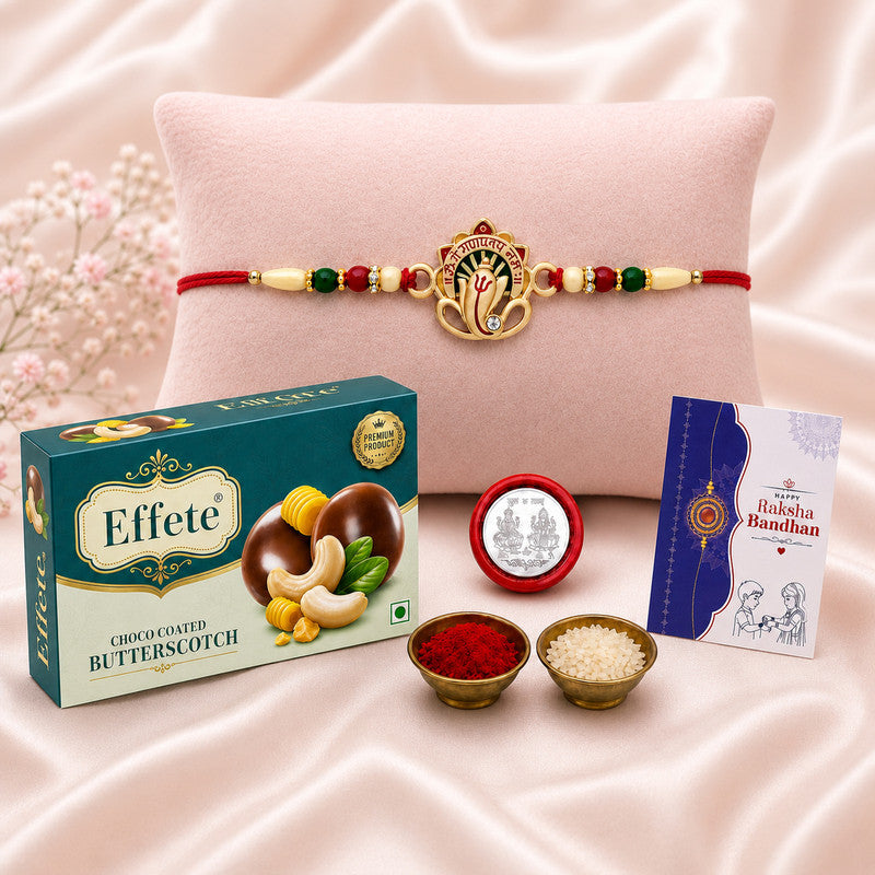 DeoDap Rakhi For Brother | Rakhi with Chocolate | Rakshabandhan gift set | Assorted Gift
