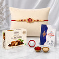 DeoDap Rakhi Combo for Brother with Chocolate Almond (32-GM)Rakhi Set | Assorted Gift Box