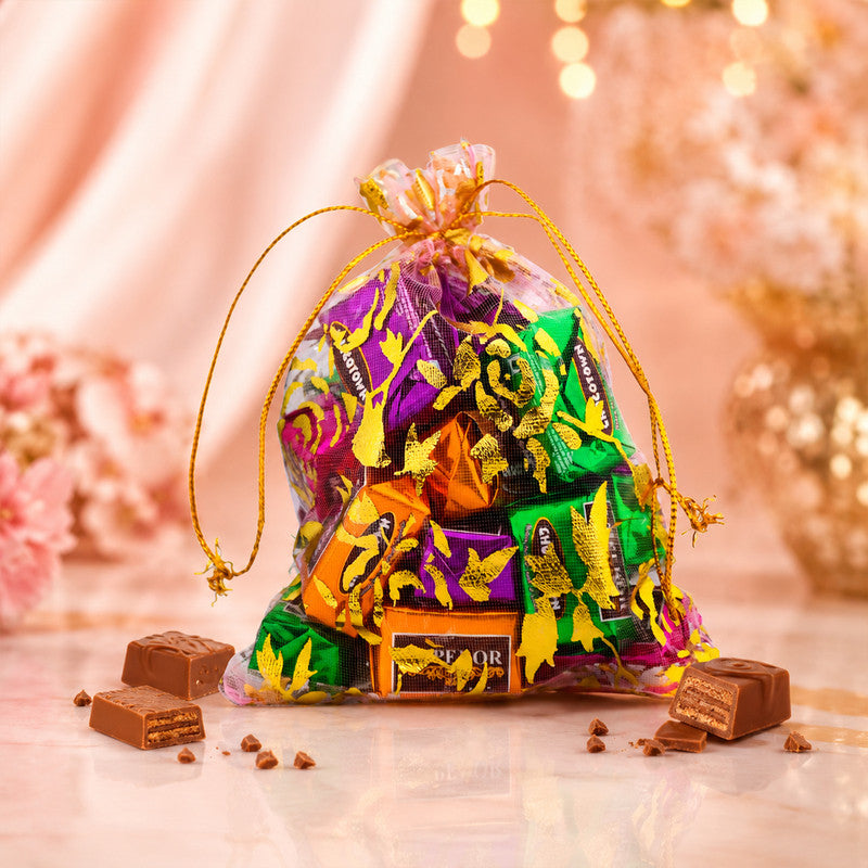 Rakhi gift for brother with 10pcs Chocolates | Rakhi Set of 1 | Assorted Gift Box