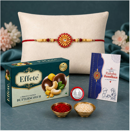 DeoDap Rakhi For Brother | Rakhi with Chocolate | Rakshabandhan gift set | Assorted Gift