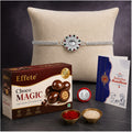 Rakhi Combo for Brother with Chocolate Magic(32-GM)Rakhi Gift | Assorted Gift Box