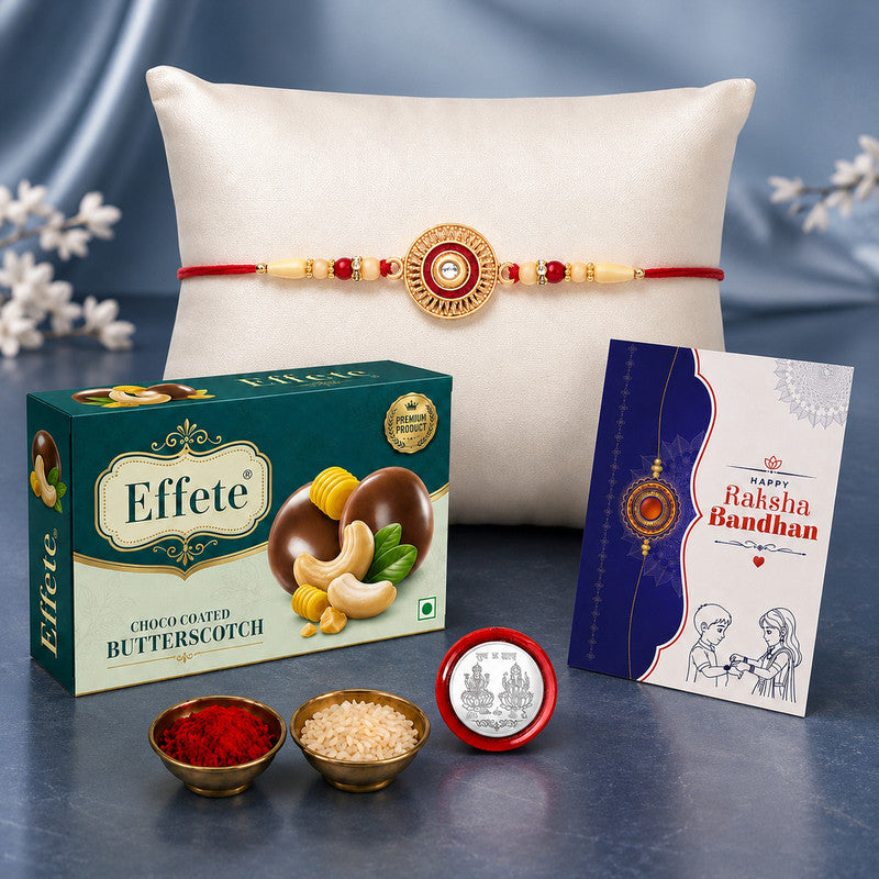 DeoDap Rakhi For Brother | Rakhi with Chocolate | Rakshabandhan gift set | Assorted Gift
