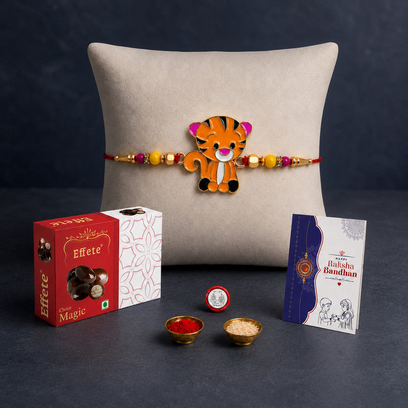 Kids Rakhi Combo with Choco Magic(32gm) | Rakhi Brother/sister | Rakhi | Assorted Rakhi