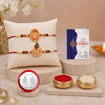 periapt Designer Rakhi Set for Brother | Fancy Rakhi | Handmade Rakhi | Rakhi with card