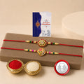 periapt Designer Rakhi Set for Brother | Fancy Rakhi | Handmade Rakhi | Rakhi with card