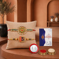 periapt Designer Rakhi Combo Gift For Brother | Coin | Roli & Chawal | Greeting Card