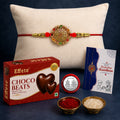 Designer Rakhi Combo with Choco Beats(32gm) | Rakhi for Brother/sister | Rakhi | Assorted