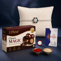 DeoDap Bracelet Rakhi Combo for Brother with Chocolate Magic(32-GM)Rakhi Gift | Assorted