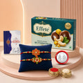 Designer Rakhi Combo for Brother with chocolate Butterscotch(32Gm)Rakhi | Assorted Rakhi