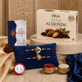 Designer Rakhi Combo for Brother with Chocolate Almond (32-GM)Rakhi Set | Assorted Rakhi