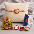 Rakhi gift for brother with 10pcs Chocolates | Rakhi Set of 1 | Assorted Gift Box
