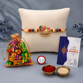 Rakhi gift for brother with 10pcs Chocolates | Rakhi Set of 1 | Assorted Gift Box