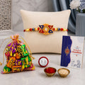 Rakhi gift for brother with 10pcs Chocolates | Rakhi Set of 1 | Assorted Gift Box