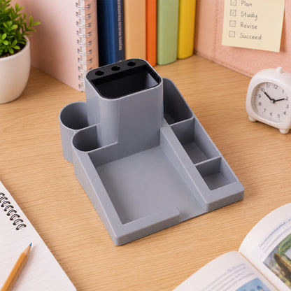 Multipurpose Desk Organizer Pen Stand with Compartments for Office & Study Table