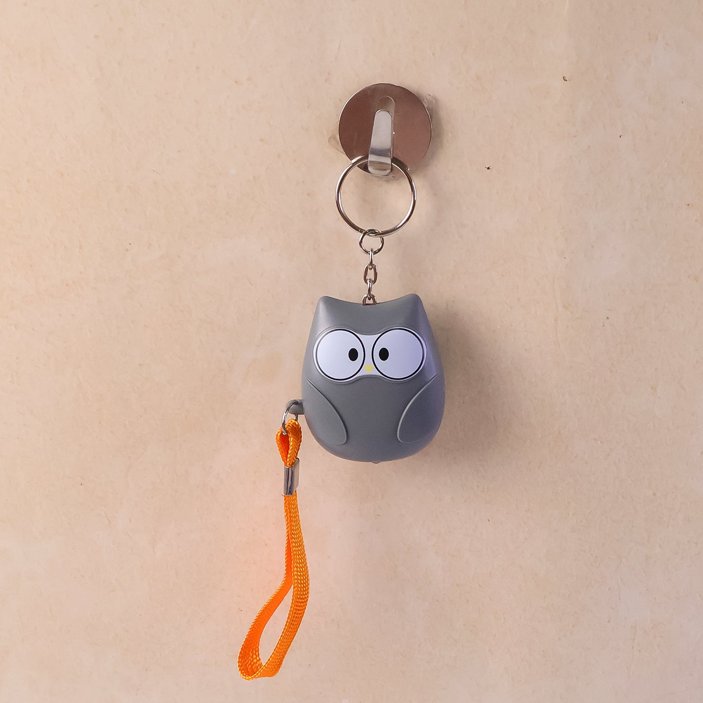 Portable Owl Shape Personal Safety Alarm Keychain