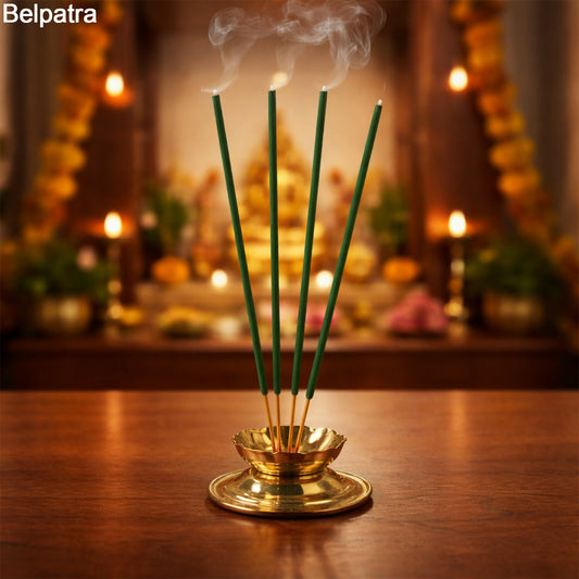 Belpatra Charcoal-Free Incense Sticks Aromatic Agarbatti for Home Temple Pooja Meditation and Prayer Fragrance Dhoop Sticks Pack