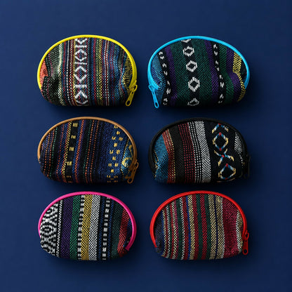 Coin pouch demonstrating lightweight portability