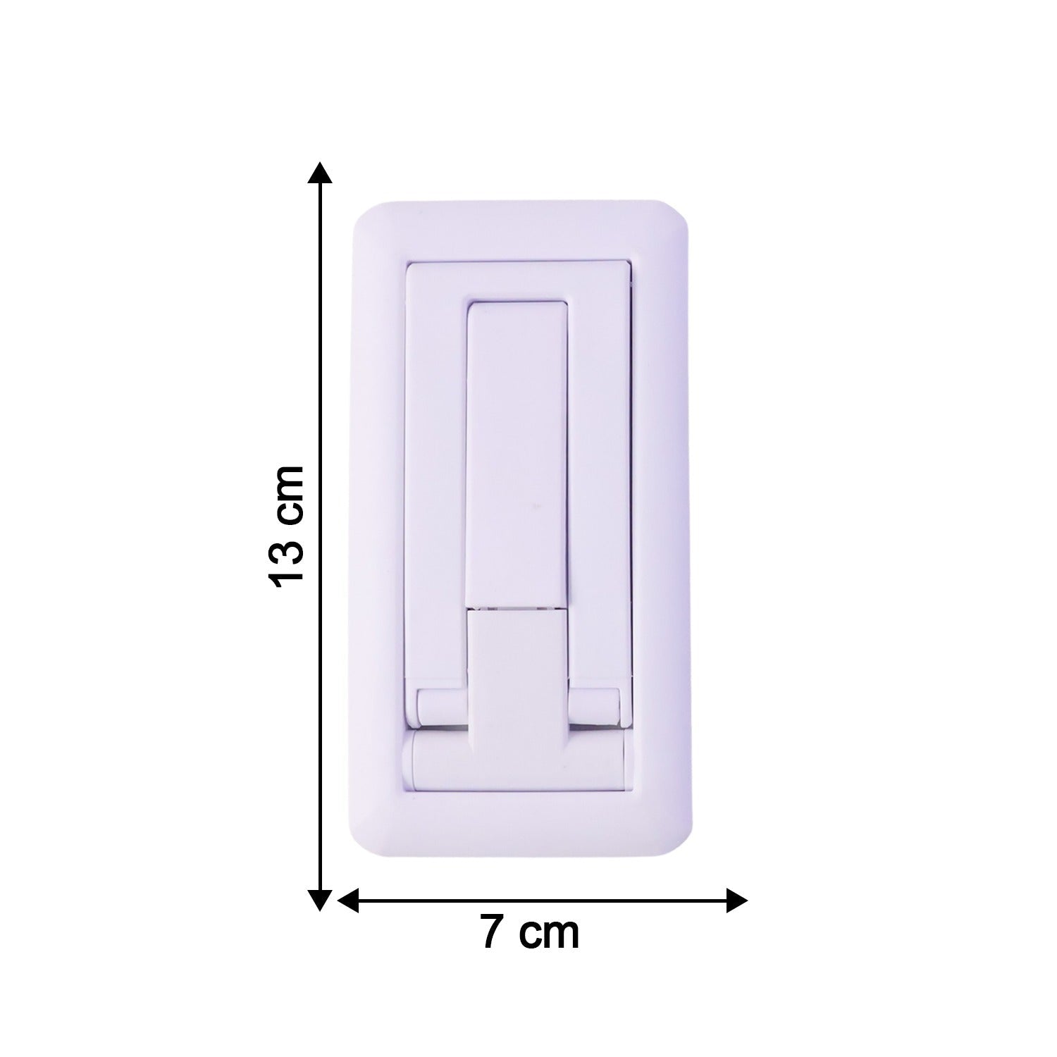 Foldable Plastic Mobile Phone Holder Stand Adjustable Desk Stand for Office (1 Pc)