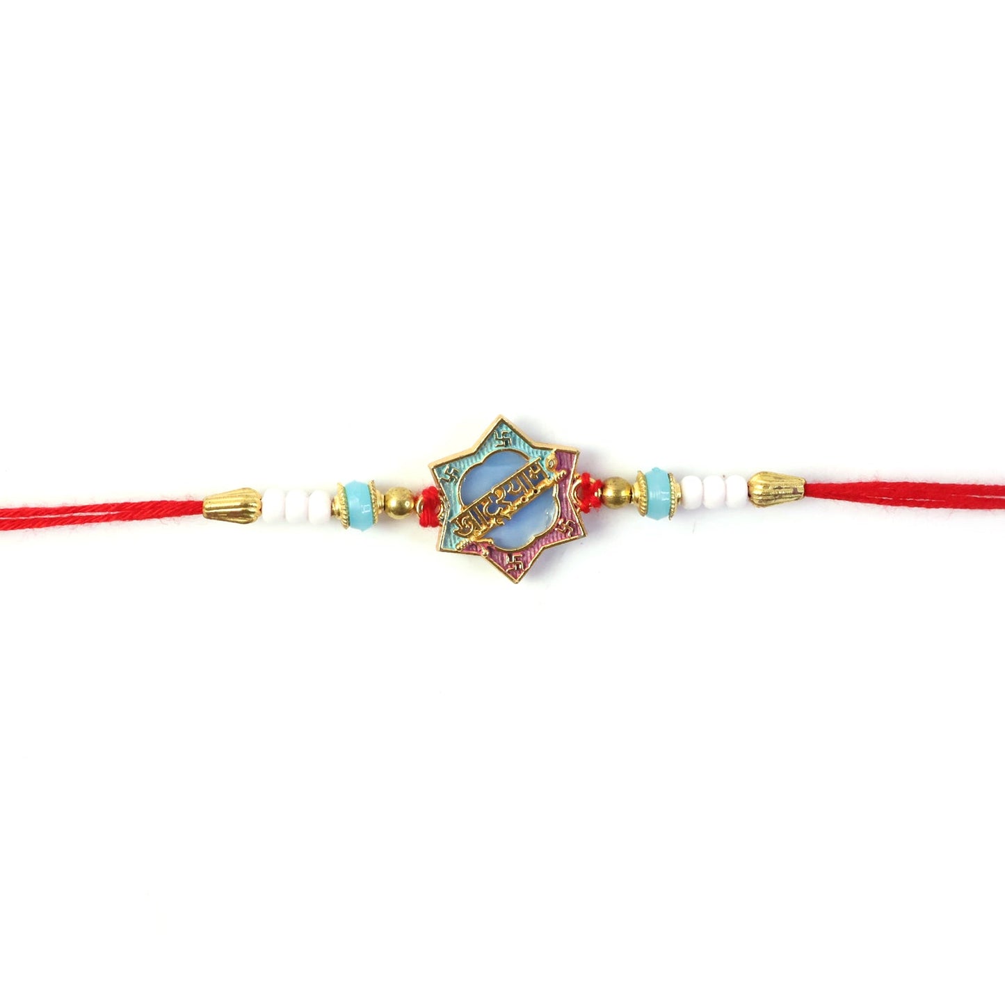 Khatu Shyam Rakhi Colorful Beads for Raksha Bandhan Celebration (5pcs)