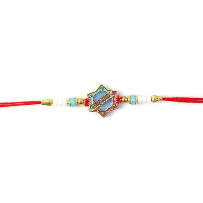 Khatu Shyam Rakhi Colorful Beads for Raksha Bandhan Celebration (5pcs)