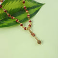 Ram Naam Gada Pendant Necklace – Spiritual Strength & Protection