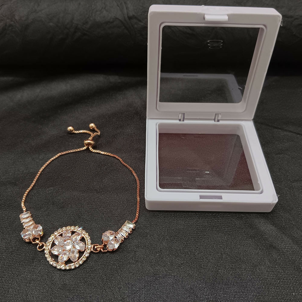 Luxury AD Floral Motif Bracelet for party wear