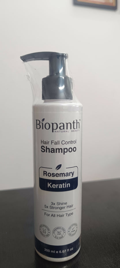 Biopanth Hair Fall Control Shampoo For Rosemary & Keratin (200 ml)