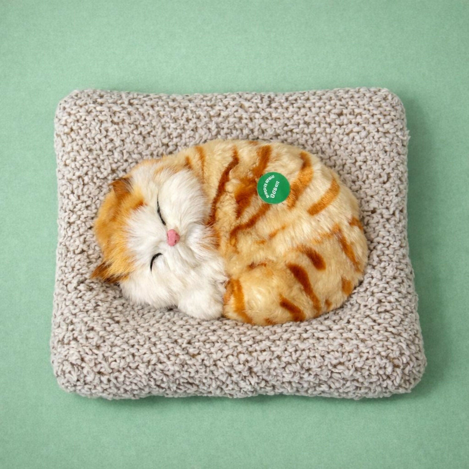Sleeping Cat Soft Plush Toy Cushion for Car Dashboard, Desk & Home Decor