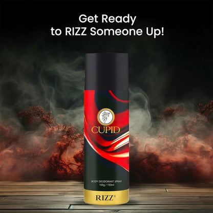 CUPID Body Deodorant Spray - RIZZ Fragrance for Men (150 ml)