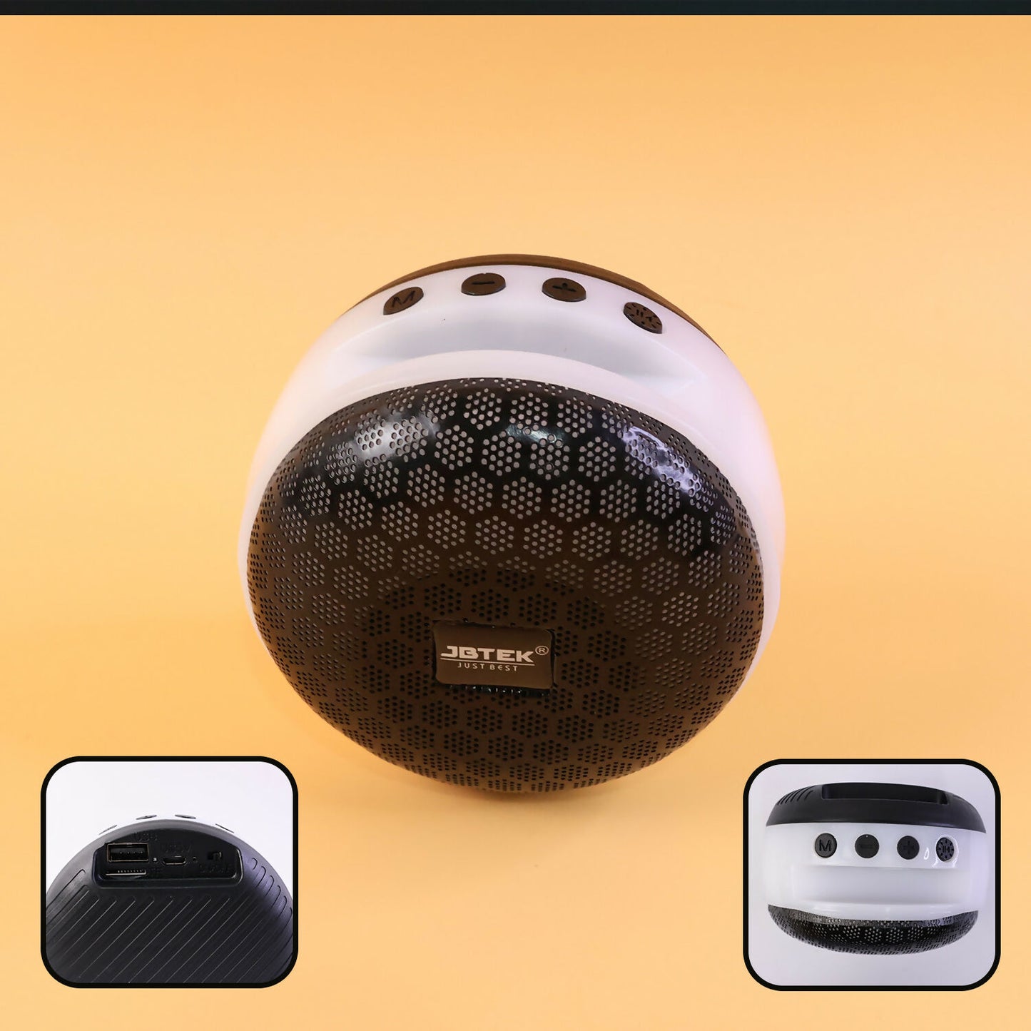 Portable Bluetooth Speaker with RGB LED Light USB TF AUX Support