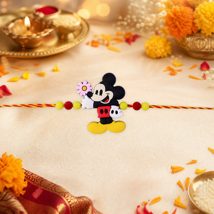 Kids Rakhi Cute Cartoon Mouse Design for Brother (5pcs)